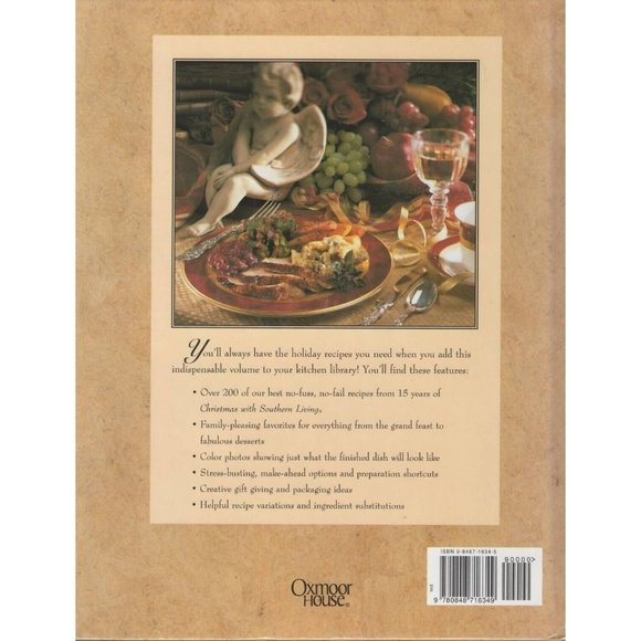 Christmas With Southern Living Cookbook 1997 Hardcover - Picture 2 of 2